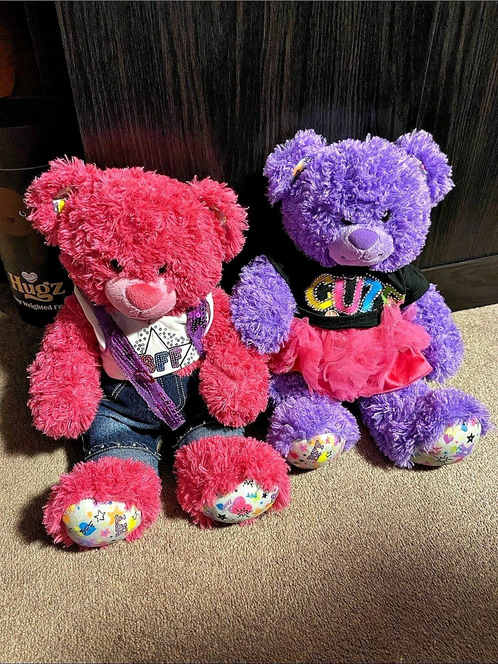 Build-A-Bear Workshop Best Friends Pink & Purple Bear Plush Set